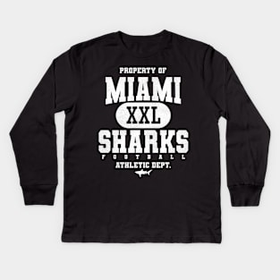 MIAMI SHARKS Football XXL Kids Long Sleeve T-Shirt